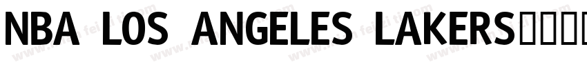 nba los angeles lakers字体转换